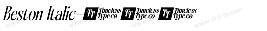 Beston Italic字体转换